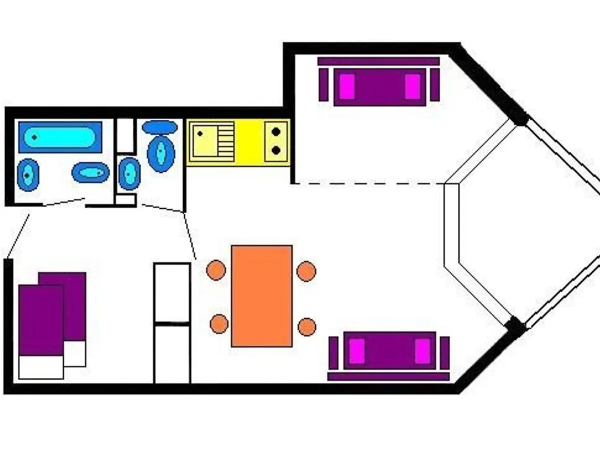 Studio-Cabine+Coin Nuit 6 Pers. A Vars Les Claux, Balcon, Proche Pistes Et Commerces - Fr-1-330B-106 Apartment Vars (Hautes-Alpes)